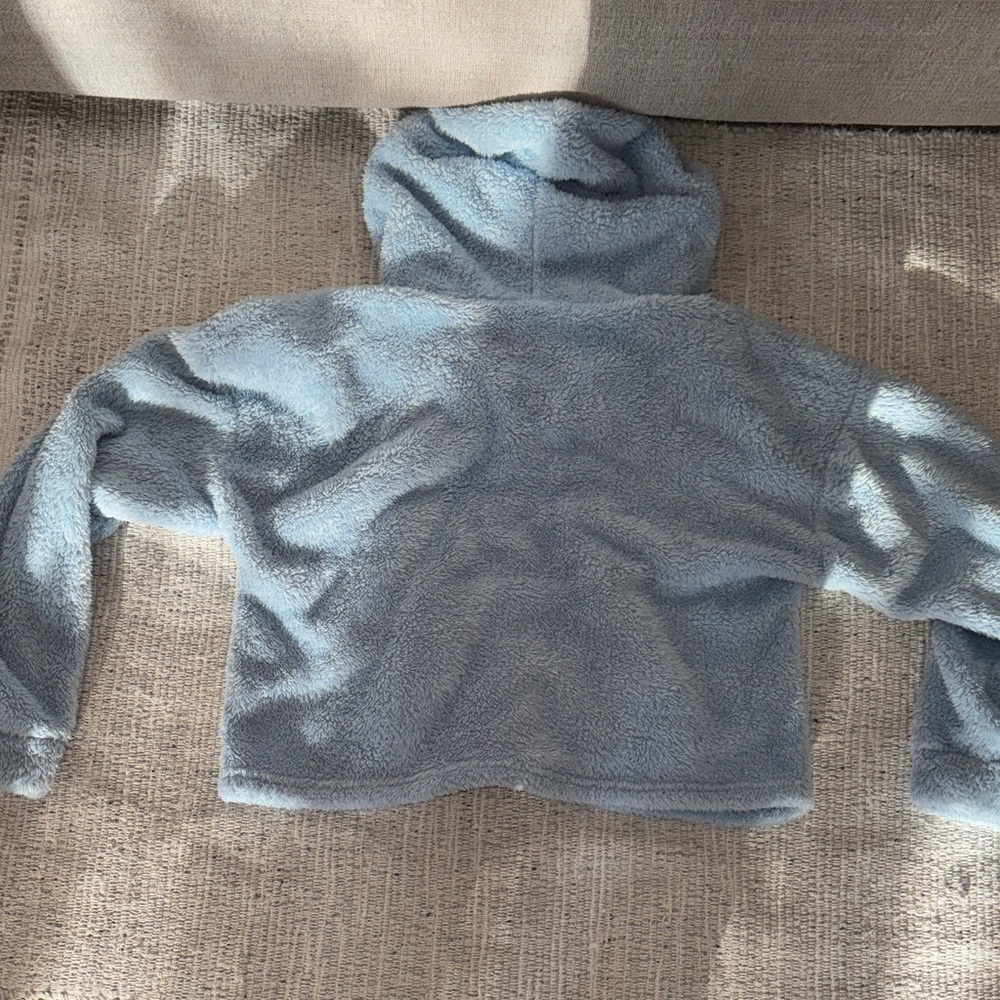 No Boundaries Light Blue Fuzzy Sweater Set - Picture 4 of 7